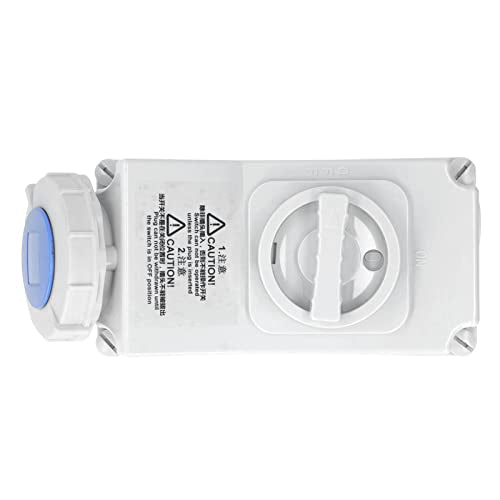 Waterdichte buiten Socket 32A IP67 3 Pin Industriële vergrendeling Switch Socket 220‐250V Voor buitengebruik 4