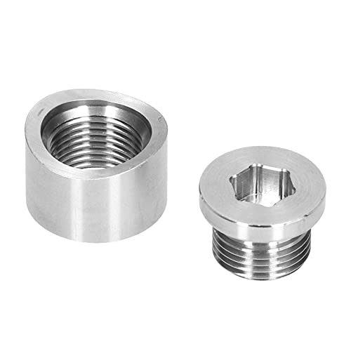 Plug voor Lambda sonde, gelaste spound nut, roestvrijstalen accessoire M18x1,5 voor klantspecifieke uitlaatsystemen, spound mounts, noten 3