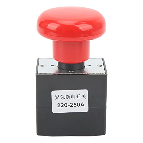 Noodstopschakelaar IP67 Waterdicht 220‐250A 12‐220V 50mm Montagegat voor voertuigen Heftrucks 5