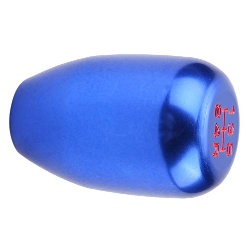 5 Speed Shift Knob voor auto, handmatige Shifter Shifter Lever Stick met 3 Adapters 8/10/12mm(Blauw) 4