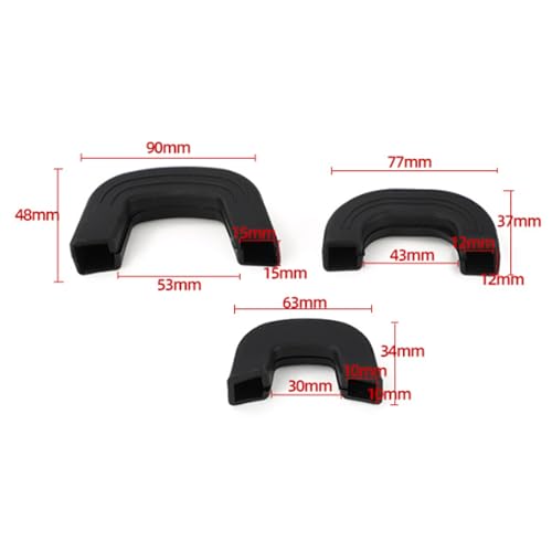 6 stuks Siliconen Pot Handgrepen, Siliconen Assist Hot Pan Handvat Houder, Bescherming voor Pot Handgrepen, Geschikt voor de meeste Potten en Pannen