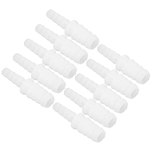 10Pcs Plastic slang passen, Pp Tube Connector Barb Reducer Joint Recht door Set Kit, Connector Adapter, Converter met draad (4 modellen optioneel)(6-10mm Conversion Head)