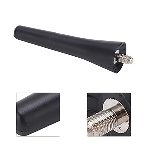 Car Short Antenna Fit voor 107 108 206 207 307 308 407 408 508 3008 607 807SW, Car Short Antenna Mast 6561N3 6.7CM Lengte ABS Zwart Vervanging 4