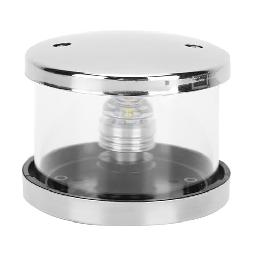 LED Ankersignaallamp rond navigatielicht 3W DC12V-24V Waterdicht roestvrij staal voor jachtboten