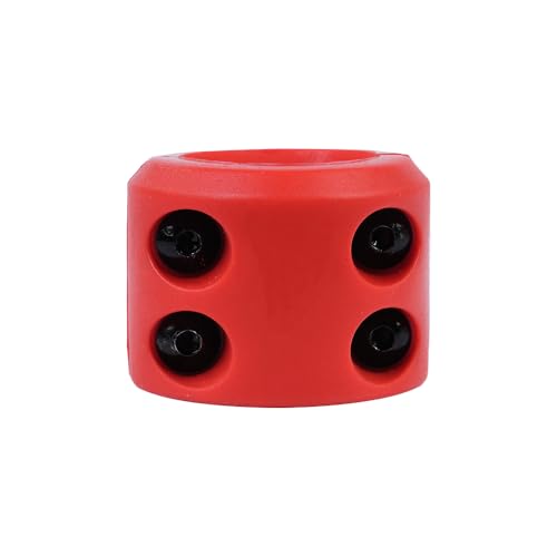 Rubber Winch Kabel Hook Stopper voor ATV, UTV, SUV, Truck - Beschermt Harnas en Pulley, Behoud Kabelspanning, Gemakkelijke Installatie (Rode) 4