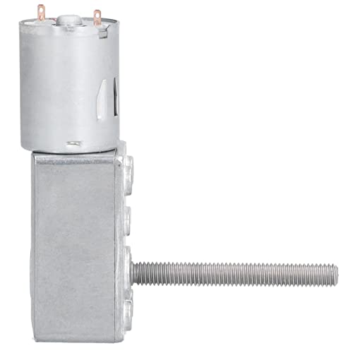 Versnellingsmotor, M6 zelfremmende wormmotor, snelheidsreductiemotor met 50Mm schacht JGY-370, tandwielmotor, versnellingsbakmotor (DC12V 10RPM)