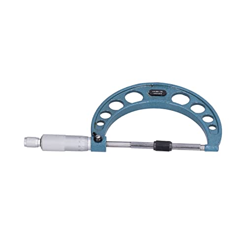 Buitenmicrometer, Dikte Schroefmeter roestvrij staal, hoge nauwkeurigheid, dikte meetinstrument met sleutel 0,01 Mm (75-100mm) 4