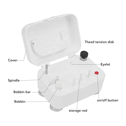Elektrische Coil Rewinder, Huishoudelijke Witte Industriële Automatische Coil Winder Tool Eenvoudige Winding Tool voor Machines van