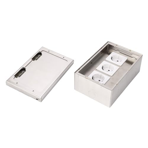 Floor Socket, 4000 W, 3 Sockets, European Standard Socket for Office, Hotel and School 4