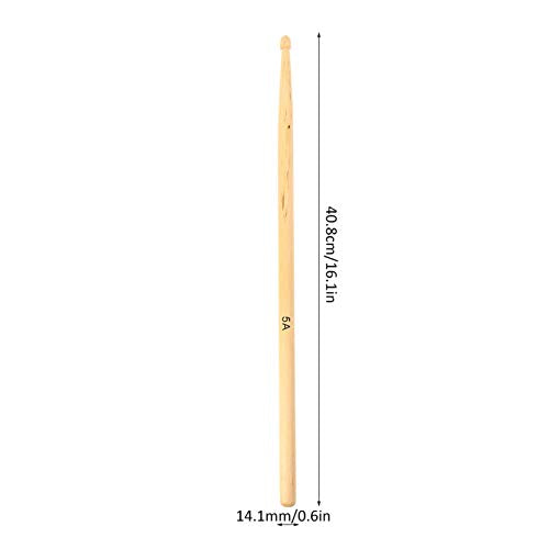12 paar 5A Drumsticks Drumsticks Promark Multipack, Drumsticks 5aSticks Maple Wood Made Water Drop-Shaped Sheet OnStage Performance Geschikt voor Snare Drums Oefendrums 3