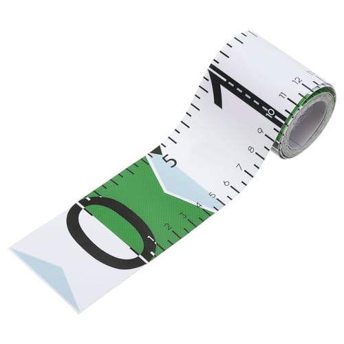 130 cm Lijmlijn Vissen Tape Meetlint Waterdicht voor Vissen, Boot, Kayak, Werkbank, Groen