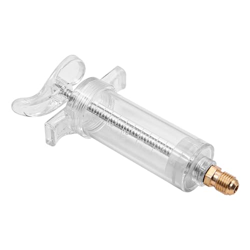 Olie Injector Tool 30ML Airconditioning Injector Tool met 1/4 Inch Connector Blue Dye Oil Injector Automatische Airconditioning Adapter 3