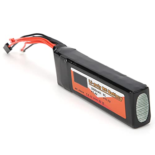RC 3S Lipo Batterij, 11.1V 2200mAh 8C Lipo Batterij met grote capaciteit voor afstandsbediening Drones Auto's Vliegtuigen 5