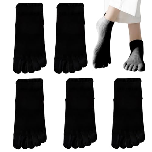 5 paar vrouwen teen sokken 35-42 niet- Slip Toe Sokken Korte Sportsokken Gemaakt van ademend katoen voor alle seizoenen Orthopedische compressiesokken voor meisjes