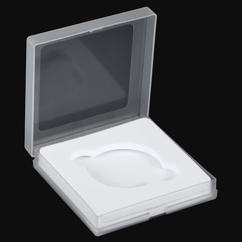 49mm Lens Filter Case, 3st Camera Filter geval Portable Lens Filter Box Waterbestendig Stofdicht Kunststof voor Fotografie Filter Opslag, Wit, 90m m 4