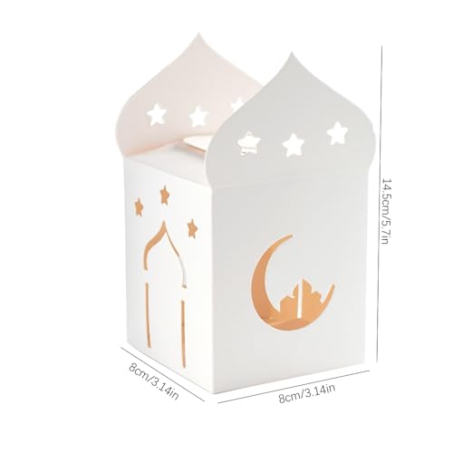 Sea Cookie Boxes, Party Favor Boxes, 10st Kaarsen dozen verpakking, Cookie dozen, Herbruikbare Aroma Kaars Cadeau Doos Present Verpakking voor Party Holiday Enveloppen, Candies, Cookies