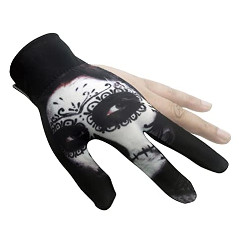 Biljart handschoen liet drie vingers biljart handschoenen voor mannen vrouwen elastische non-slip slijtvast ademend biljart zwembad cue handschoenen voor de linkerhand