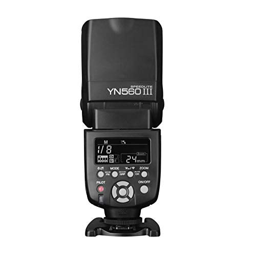 YONGNUO YN-560lll Wrieless Trigger & Speedlite Flash voor Canon EOS 5D, 5D 25D Mark II, 1D Mark [III / II N / II / I], 450D, 400D, 350D, 300D, 1100D, Nikon Pentax Olympus Panasonic 3