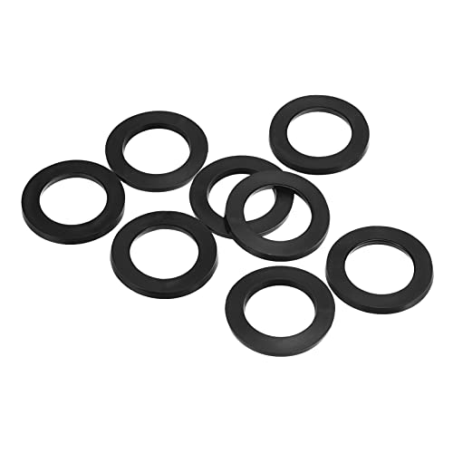 M20 Rubber Flat Washer 8st 20mm ID 30mm AD Sealing Spacer Sealing Ring voor Waterpijp Waterslang Montage Bolts Zwart