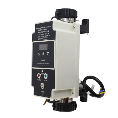 Zwembadverwarming Waterverwarmer Thermostat Digital Display Roestvrij stalen badkuip 5