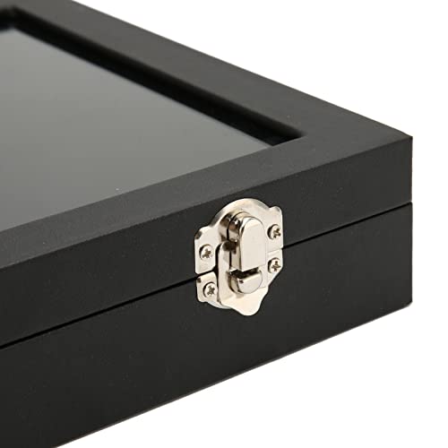 Medaille framedoos, transparant deksel stofdicht Pin sieraden display geval beschermend voor Brooch collectie (M) 4