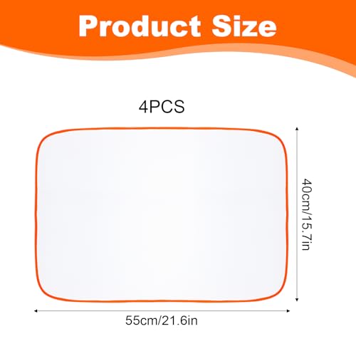 Verpakking van 4 strijkdoeken, Strijkmat bescherming, Rooster Iron Pad bescherming Net, Strijkkleding Beschermende Kleding, Strijkkussen Kleding (55 x 40 cm)