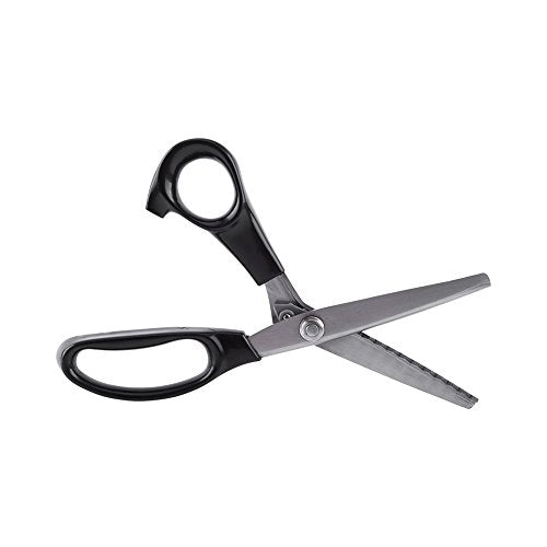 Stof Kant Driehoek Schaar, Comfort Grips Professional Dressmaking Pinking Shears Crafts Snijdschaar Naaischaar, Professionele Handheld Dressmaking (7mm) 5