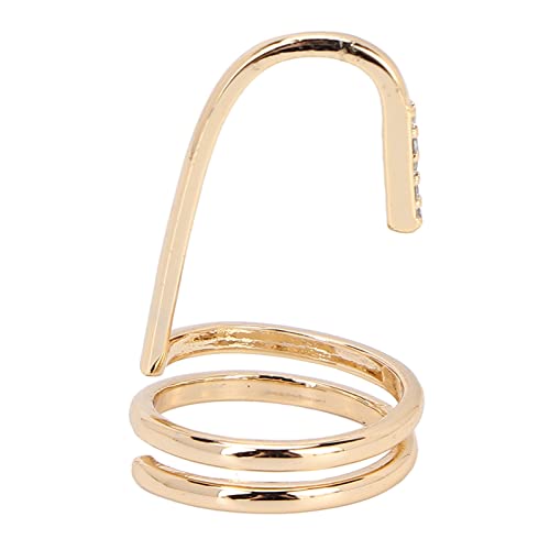 Nail Art Finger Nail Rings, Decoratieve Nail Ring Fashion Fingertip sieraden Nail Art String Dames dragen Nagel Accessoires, vrouwen vingernagel ring, gegalvaniseerde koperen vingernagel ringen(3050g) 4