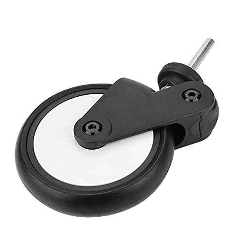 WinmetEuro kinderwagen Wiel, duurzaam, gemakkelijk te gebruiken kinderwagen wiel gereedschap 360 graden rotatie voor Kiddopotamus voor Yoya (een paar voorwielen)