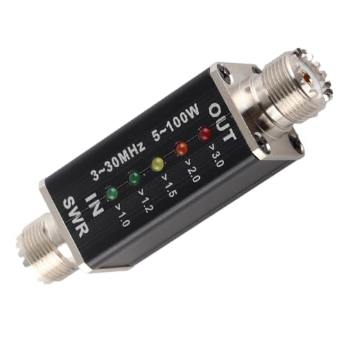 10-50W Draagbare staande golfmeter met LED-indicator Mini Shortwave LED-indicator SWR-meter voor Antenna Radio 3