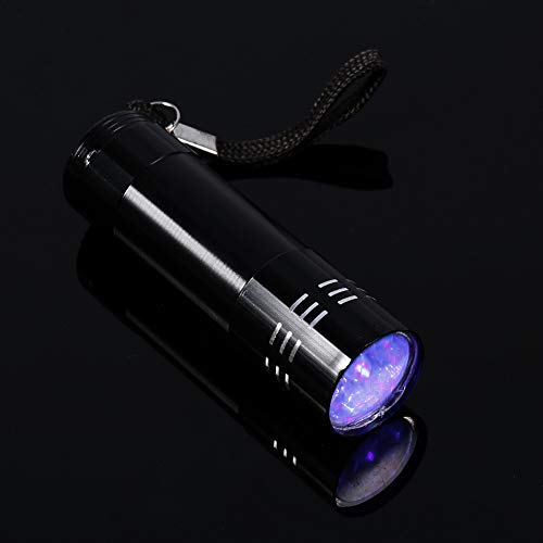 Climbing Tool Aluminium Legering 9 Led Ultra Violet zaklamp achtergrondverlichting lichtlamp zaklampen 3