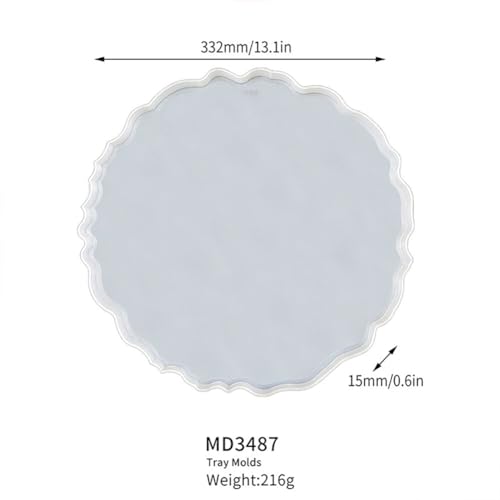 30cm Grote bakvorm Siliconenvorm, Ronde en Vierkante Tray, Ronde Coaster, Siliconenvorm, Epoxy Hars vormen, Siliconen vormen, Gietvormen, Fruit maken Tray Theebak