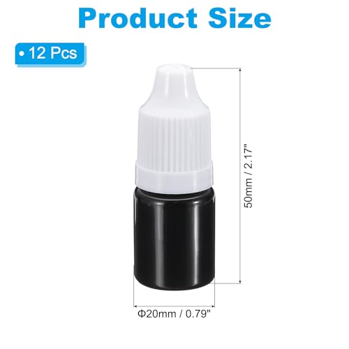 Navullingen van inkt voor identiteitsdiefstalbeveiliging, rolstempels, 12 stuks vervangende navulinkt voor vertrouwelijke rolstempels, anti-diefstal, privacy en beveiligings-ID adres