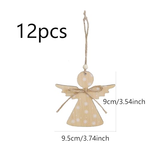 Kerst Hanger Houten Hanger Kerstboom Houten Sieraden - Boom Opknoping voor Decor (c)