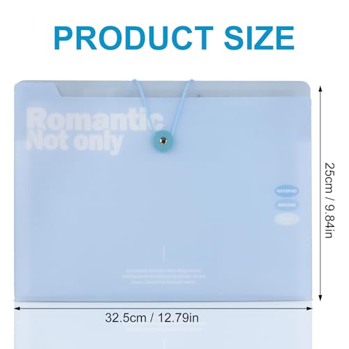 Uitbreidbare documentmap, Accordeon Document Map met label, Plastic A4 File Organizer met 12 Compartiments, A4 Opvouwbare documenthouder voor thuis, School, Office (Pink)