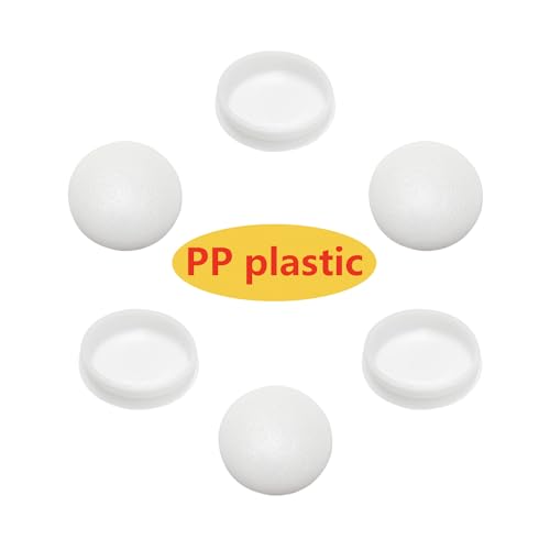 Verpakking van 15 witte blinde pluggen Plastic hoescaps voor meubels Drill Hole Cover Caps 25mm 5