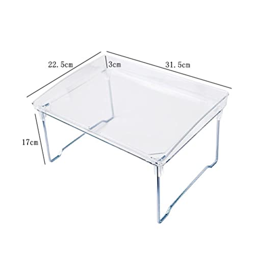 Keuken Plank Organizer, Bureaublad opslag Plank, Transparante Acryl Keuken Plank Stapelbaar, Single Layer Organizer, Geschikt voor thuis, keuken en kantoor 3