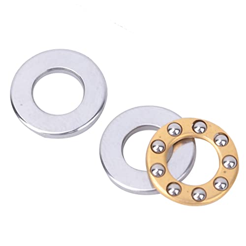 10 st. Miniatuur kogeldruklagers Hoge precisie vlakstaal lagers Set binnenwieldiameter Ca. 6mm voor onderhoud huishouden(F6-12M 6 * 12 * 4,5mm(10st)) 5