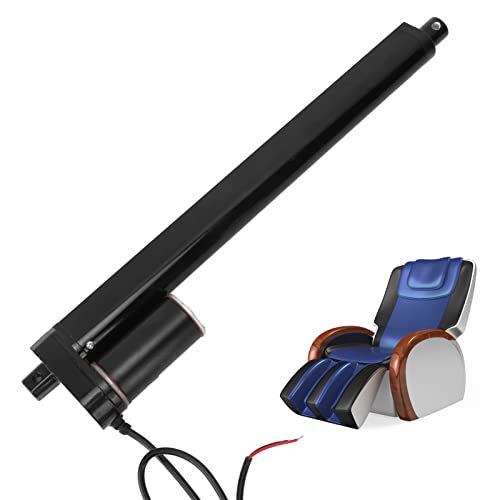 Elektrische lineaire actuator, 1000N lineaire actuatorslag, montagebeugel 300mm, voor massagestoel (alleen actuator) Lineaire bewegende delen