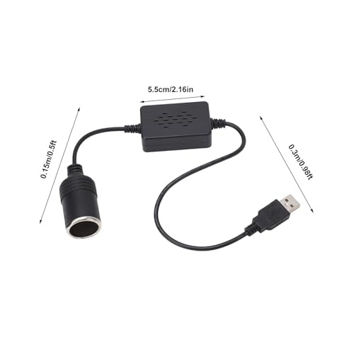 12V 3A Sigarettenaansteker Power Adapter met schakelaar - AC naar DC Converter, 12V autolader, 8 DC Connectors (USB)