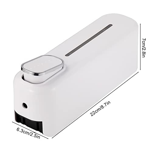 Zeepdispenser, 300ml Handleiding Zeepdispenser, Wall Mounted Zeephouder, Shampoo Dispenser, Zeep schuimdispenser, voor thuis, Douche Gel houder, Lotion Pump voor badkamer, Keuken (Wit) 4