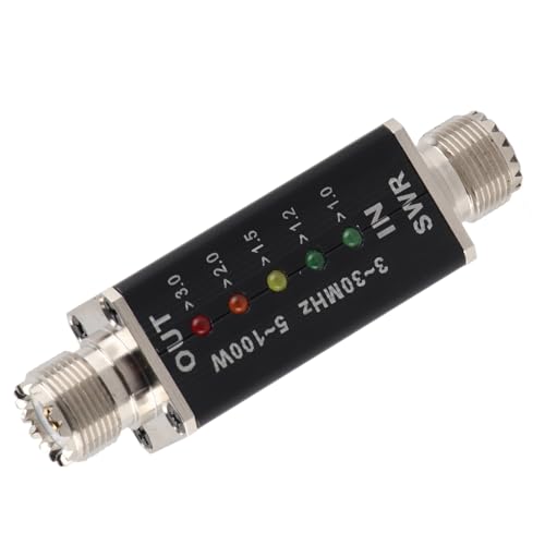 10-50W Draagbare staande golfmeter met LED-indicator Mini Shortwave LED-indicator SWR-meter voor Antenna Radio 4