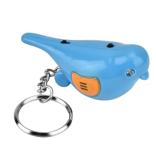 Key Finder geactiveerd door Whistle Tone met LED-licht, sleutelhanger met alarm, stemdetector voor autosleutels en meer, blauw 4