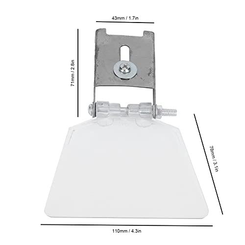 2Pcs Bench Grinder Eyeshield 304 Roestvrij stalen Case Tool Shield Attachment Accessoires voor Banktype 125/150/200/250 Grinder 4