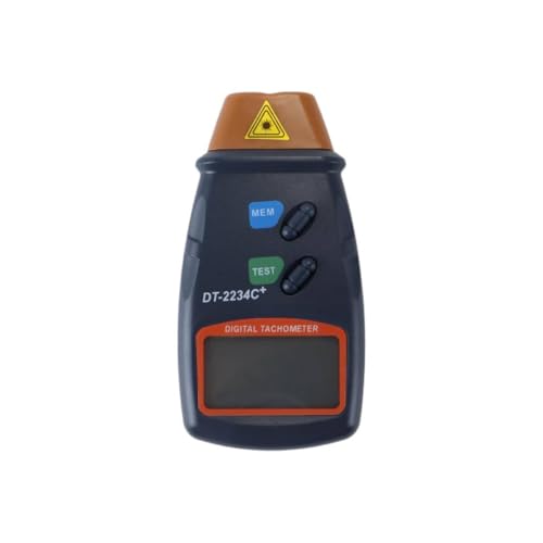 Professionele digitale snelheidsmeter, digitale laser foto tachometer contactloos RPM tachy