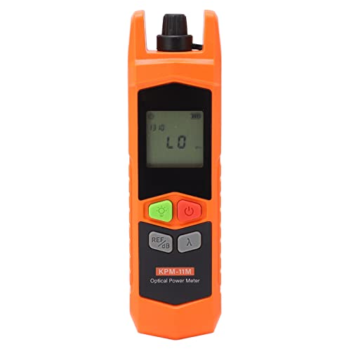 Fiber Optical Power Meter Visual Fault Locator met 7 Wavelengths, Mini Back Clip Design High Precise Fiber Optical Power Tester met LED (KPM-11M-CG)