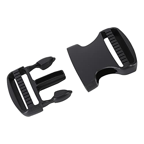 Losgekoppelde 5-Piece Pack Buckles Molle Plastic Black 5 Packs voor rugzakken, standaard