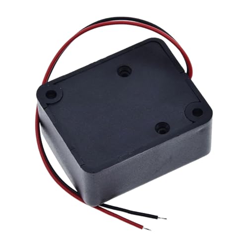 2st 12V DC Mini Piezo Alarm Siren, 110dB Verzekeringen Lockers Anti-diefstal Alarm High-Decibel Buzzer voor auto (zwart) 4