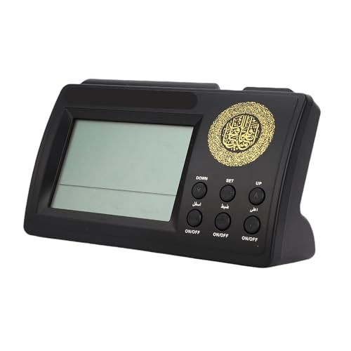 1pc Islamitische, Azan Athan wekker geschenken Athan Klokken, moslim gebed gebed bidden Adhan Klok, Favr Zwart 4