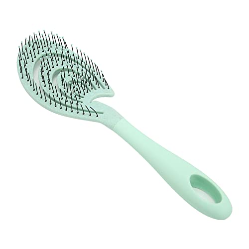 Haarborstel, brede gebogen, Geventileerde borstel voor vrouwen, Mannen, Nat droog haar, Paddle Detangling Brush met Bristle voor Tangling en knopen, Quick Dry